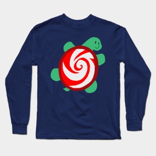 Peppermint Turtle Long Sleeve T-Shirt